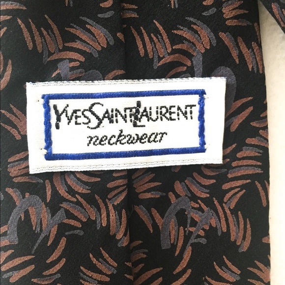 Yves Saint Laurent mens tie - Picture 4 of 4